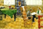 Carl Larsson Esbjorn i lanstolen USA oil painting artist